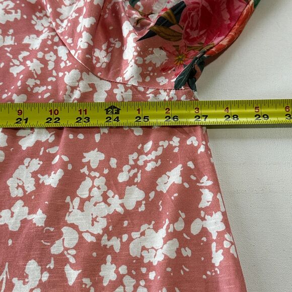 Woman Within Plus Size Watercolor‎ Tunic Women Tops size  1X (22/24) - Picture 7 of 10